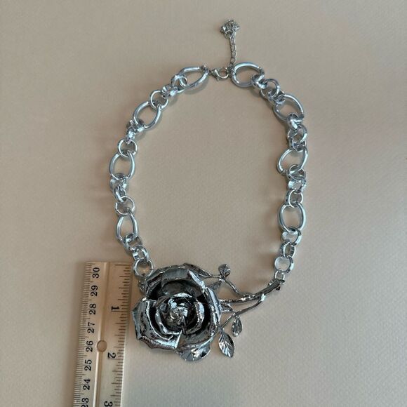 Flower  necklace  N1030 - Picture 4 of 4